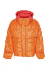 Acupuncture Men's Jacket Reflex Puffer Orange In Orange