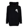 Acupuncture Men's Lightweight Hooded Sweatshirt Skulled Logo Hoodie Black In Black