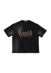 Acupuncture Men's T-shirt Knife Mark Tee Black In Black