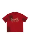 Acupuncture Men's T-shirt Thunderstroke Tee Red In Red