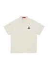 Acupuncture Polo Sleeve Corta Man Acu Polo Tee Beige