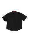 Acupuncture Shirt Sleeve Short Sleeve Acu Logo Shirt Black