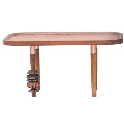 Pre-owned Ad Hoc Antelmo Coffee Table Iii In Brown