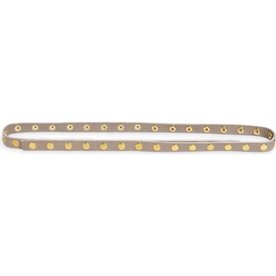 Ada 'cala' Studded Skinny Leather Belt