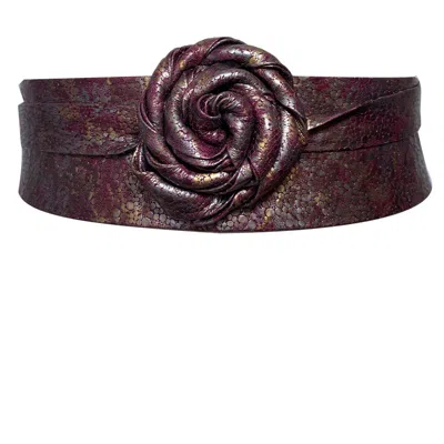 Ada Collection Classic Wrap Belt In Pink