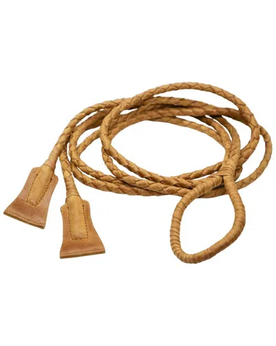 Ada Collection Iguazu Leather Belt In Brown