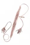Ada Collection Women's Ava Wrap Belt In Peach In Gold