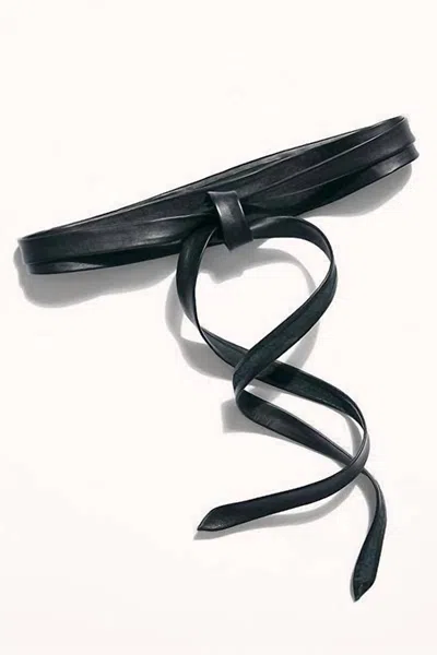 Ada Collection Women's Midi Wrap Belt In Black In Brown