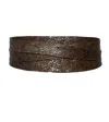Ada Collection Women's Wrap Belt In Chocolate Bubble In Brown