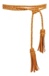 ADA ADA FRINGE SOGA LEATHER BELT