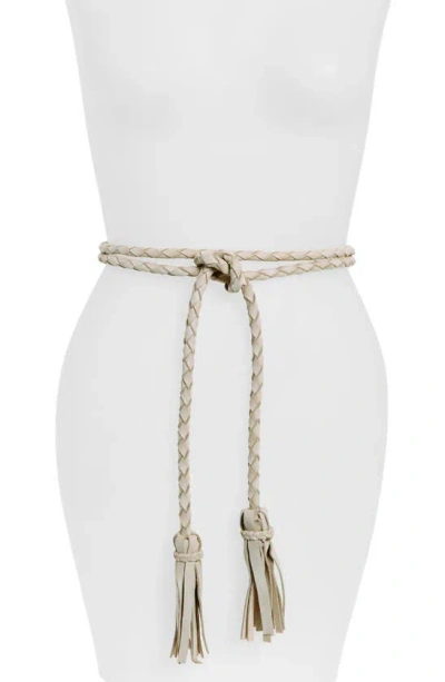 Ada Fringe Soga Leather Belt In Multi