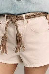 Ada Fringe Soga Wrap Belt In Brown
