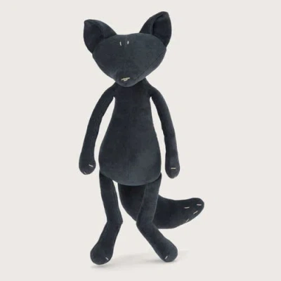 Adada Kids'  Arthus, The Fox Stuffed Animal In Black