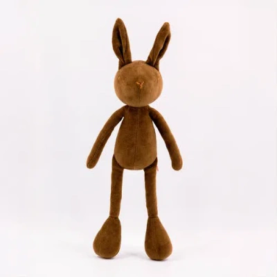 Adada Kids'  Daniel The Rabbit Stuffed Animal In Metallic
