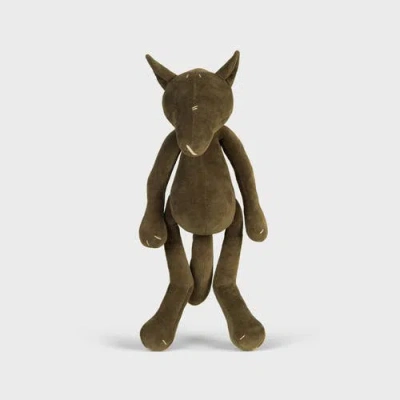 Adada Kids'  Piotr, The Wolf Stuffed Animal In Brown