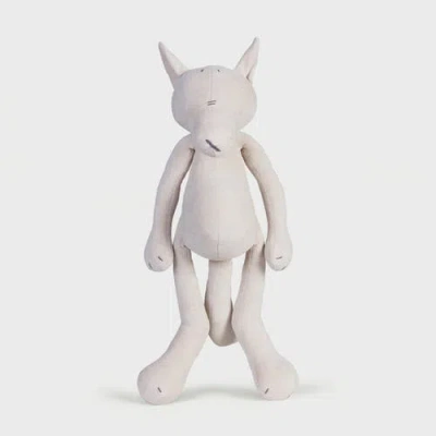 Adada Kids'  Piotr, The Wolf Stuffed Animal In White