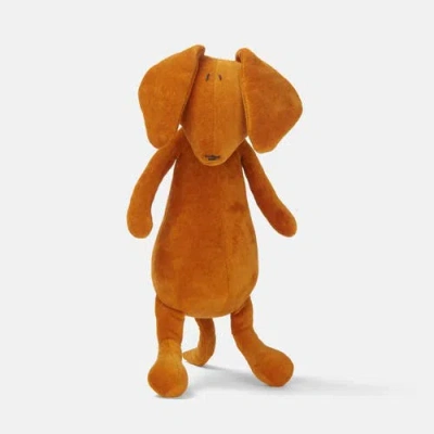 Adada Kids'  Scott, The Dachshund Dog Stuffed Animal In Brown