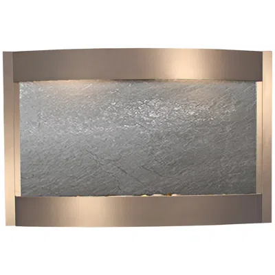 Adagio Calming Waters 53 1/2" Wide Black Stone Modern Led Fountain