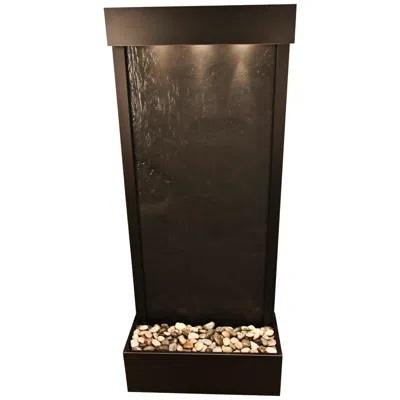 Adagio Harmony River 70" High Stainless Steel And Marble Modern Fountain