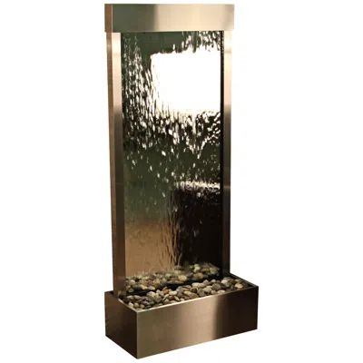 Adagio Harmony River 70" High Stainless Steel Modern Fountain