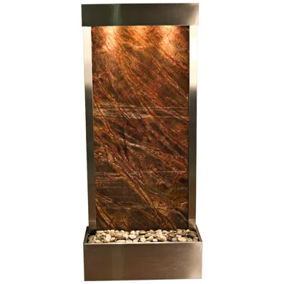Adagio Harmony River 70" High Steel And Marble Modern Fountain