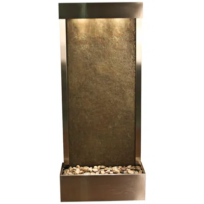 Adagio Harmony River 70" Rustic Stone Modern Fountain With Light