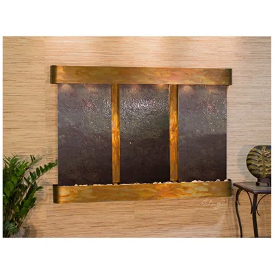 Adagio Olympus Falls 54"h Round Rustic Featherstone Indoor Fountain
