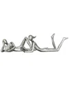 Adam & Friends 2pc Man & Woman Leisure Readers Sculpture