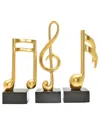 Adam & Friends 3pc Muscial Notes Sculptures