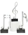 Adam & Friends 3pc Muscial Notes Sculptures