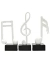 Adam & Friends 3pc Muscial Notes Sculptures