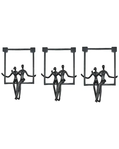 Adam & Friends 3pc Swinging Couple Sculpture