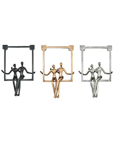 Adam & Friends 3pc Swinging Couple Sculpture