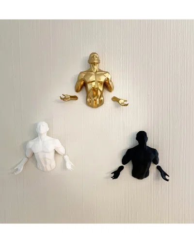 Adam & Friends 4pc Emerging Man Sculpture In Multi