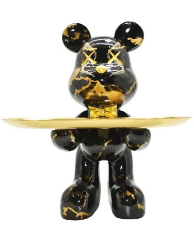 Adam & Friends Butler Mouse With Tray Sculpture