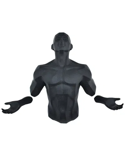 Adam & Friends Emerging Man Sculpture In Black