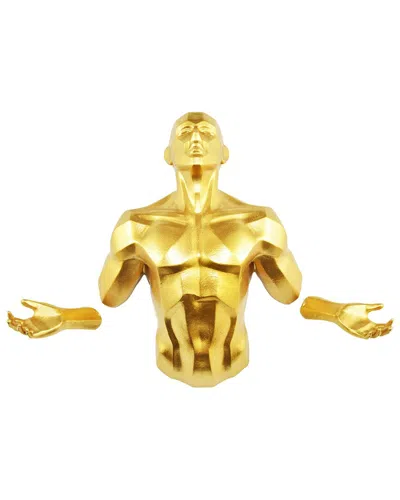 Adam & Friends Emerging Man Sculpture In Gold