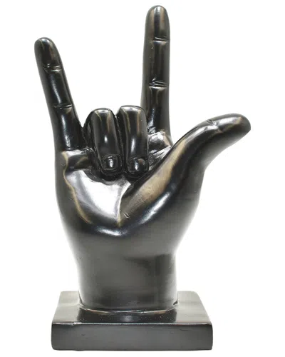 Adam & Friends I Love You Sculpture In Black