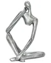 Adam & Friends Thinking Man Sculpture In Silver