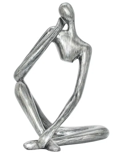 Adam & Friends Thinking Man Sculpture In Silver