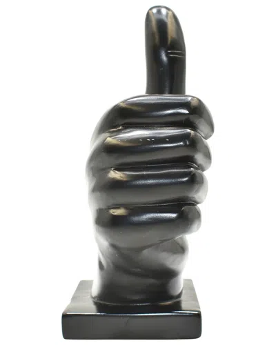 Adam & Friends Thumbs Up Sculpture In Black