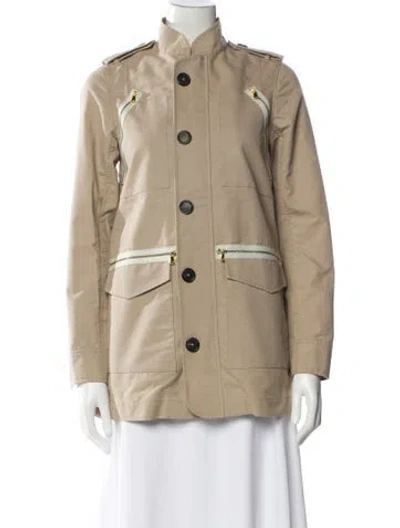 Pre-owned Adam By Adam Lippes Utility Jacket In Neutral