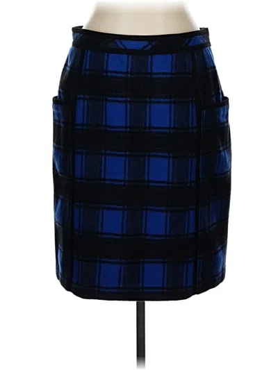 Pre-owned Adam By Adam Lippes Wool Skirt In Blue