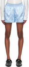 Adam Jones Blue Ribbon Shorts In Blue