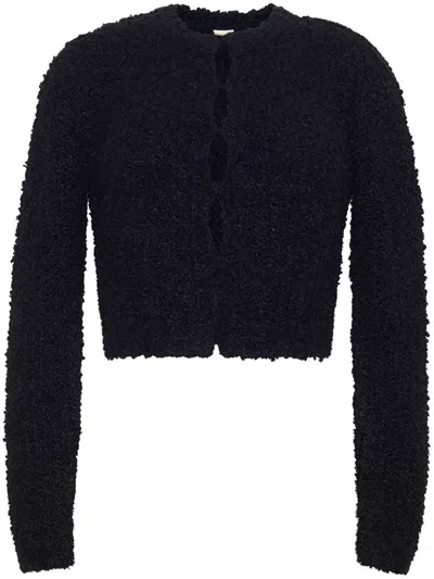 Adam Lippes Alice Cardigan In Black