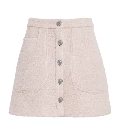 Adam Lippes Alpaca-cashmere Brushed Bouclé Mini Skirt