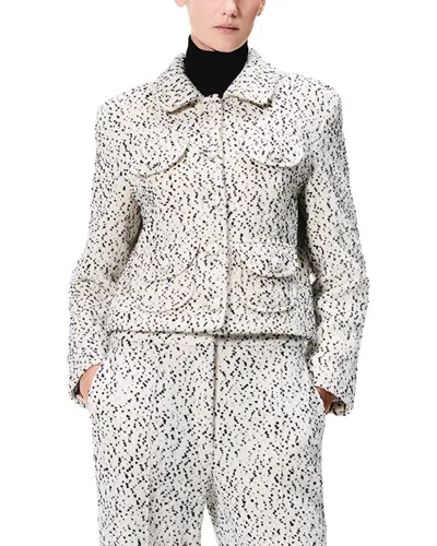Adam Lippes Amos Wool-blend Jacket In Neutral
