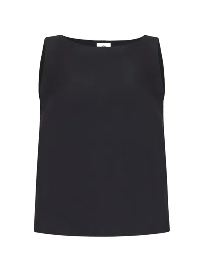 Adam Lippes Annie Sleeveless Top In Black