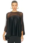 Adam Lippes Apollo Top In Black