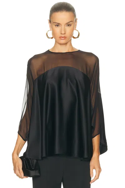 Adam Lippes Apollo Top In Black